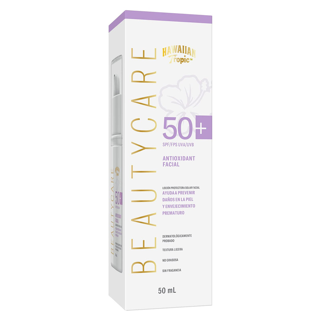 HAWAIIAN TROPIC - Beautycare Antioxidant Protector Solar Facial FPS 50+ 50ml