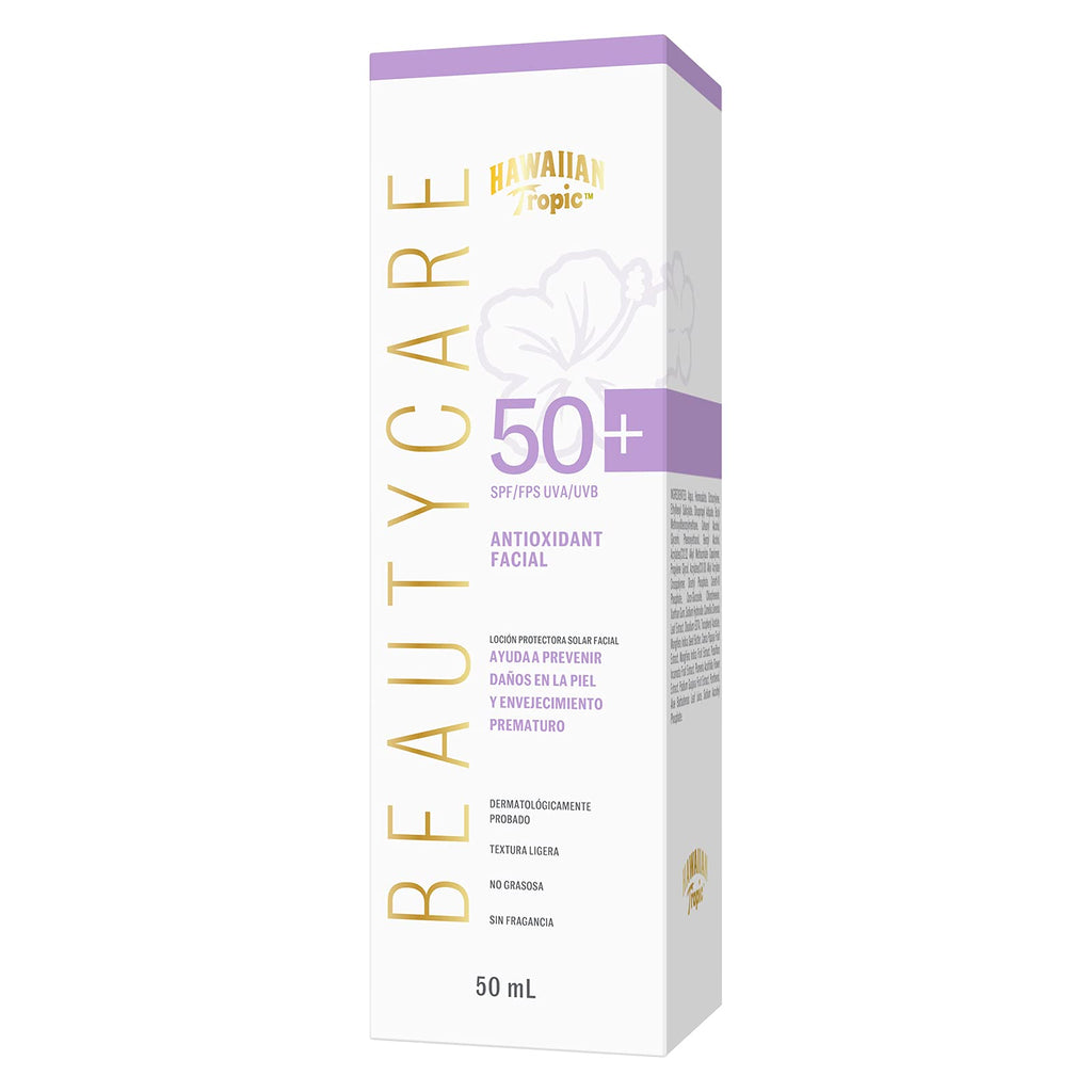 HAWAIIAN TROPIC - Beautycare Antioxidant Protector Solar Facial FPS 50+ 50ml