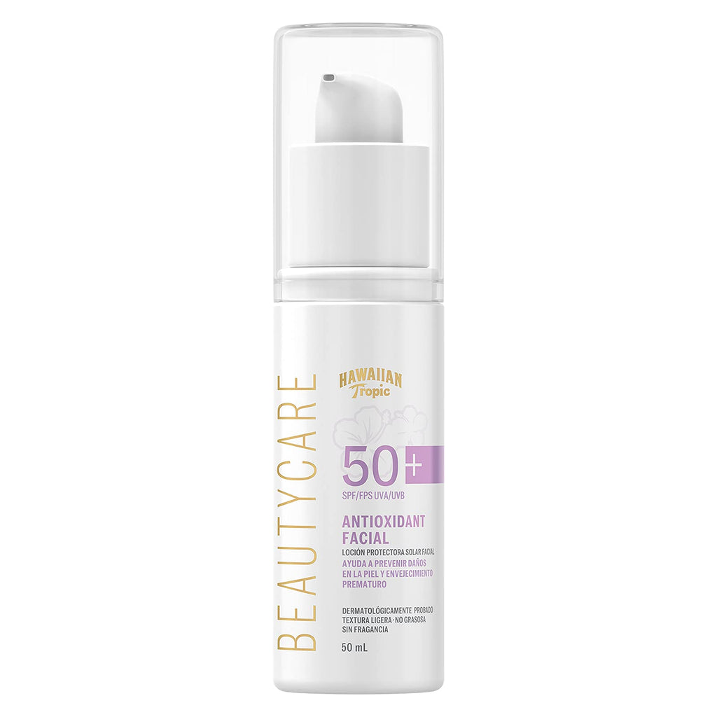 HAWAIIAN TROPIC - Beautycare Antioxidant Protector Solar Facial FPS 50+ 50ml