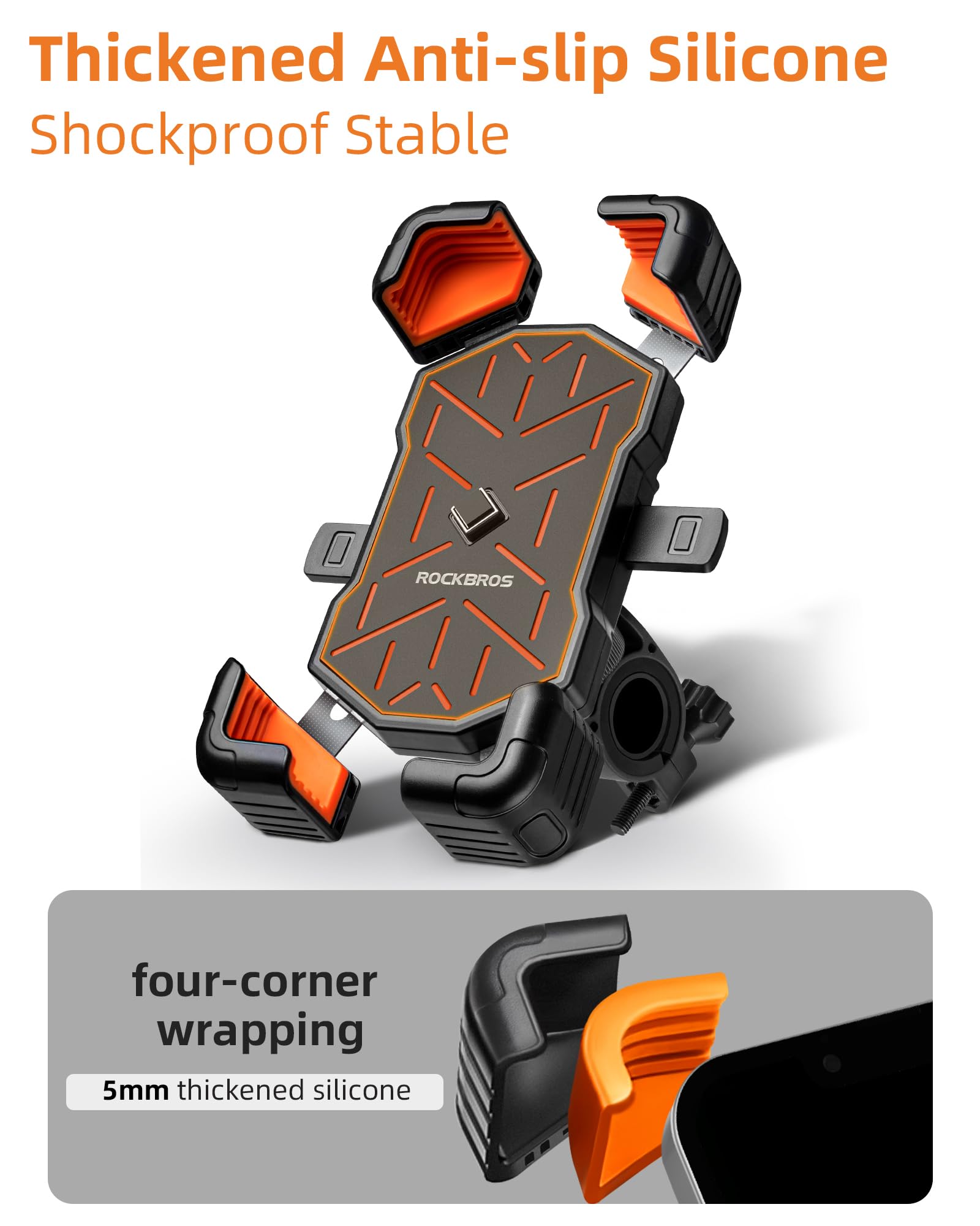 ROCKBROS | Soporte Para Celular 4.5''-7.1''