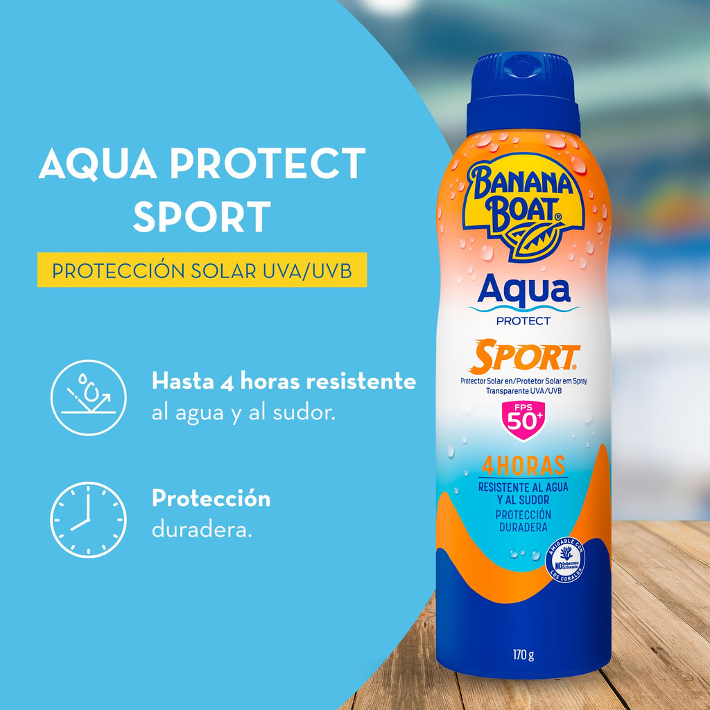 BANANA BOAT - Sport Aqua Protect Spray Protector Solar 50+ FPS 177ml