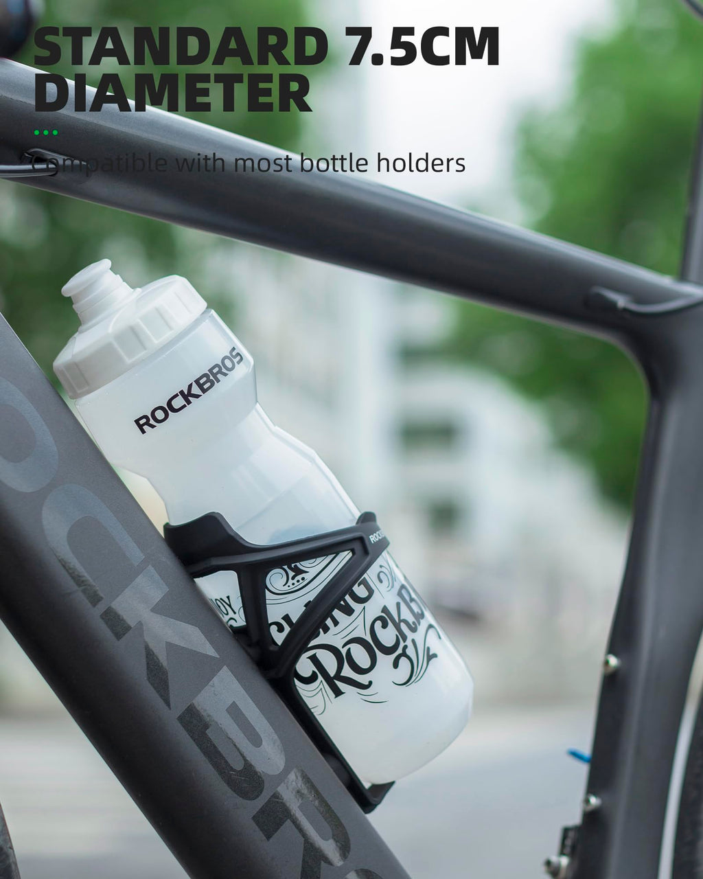 ROCKBROS Ánfora para Ciclismo 600ml Gris