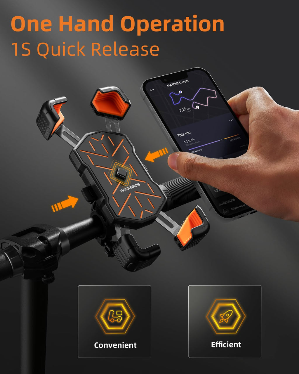 ROCKBROS | Soporte Para Celular 4.5''-7.1''