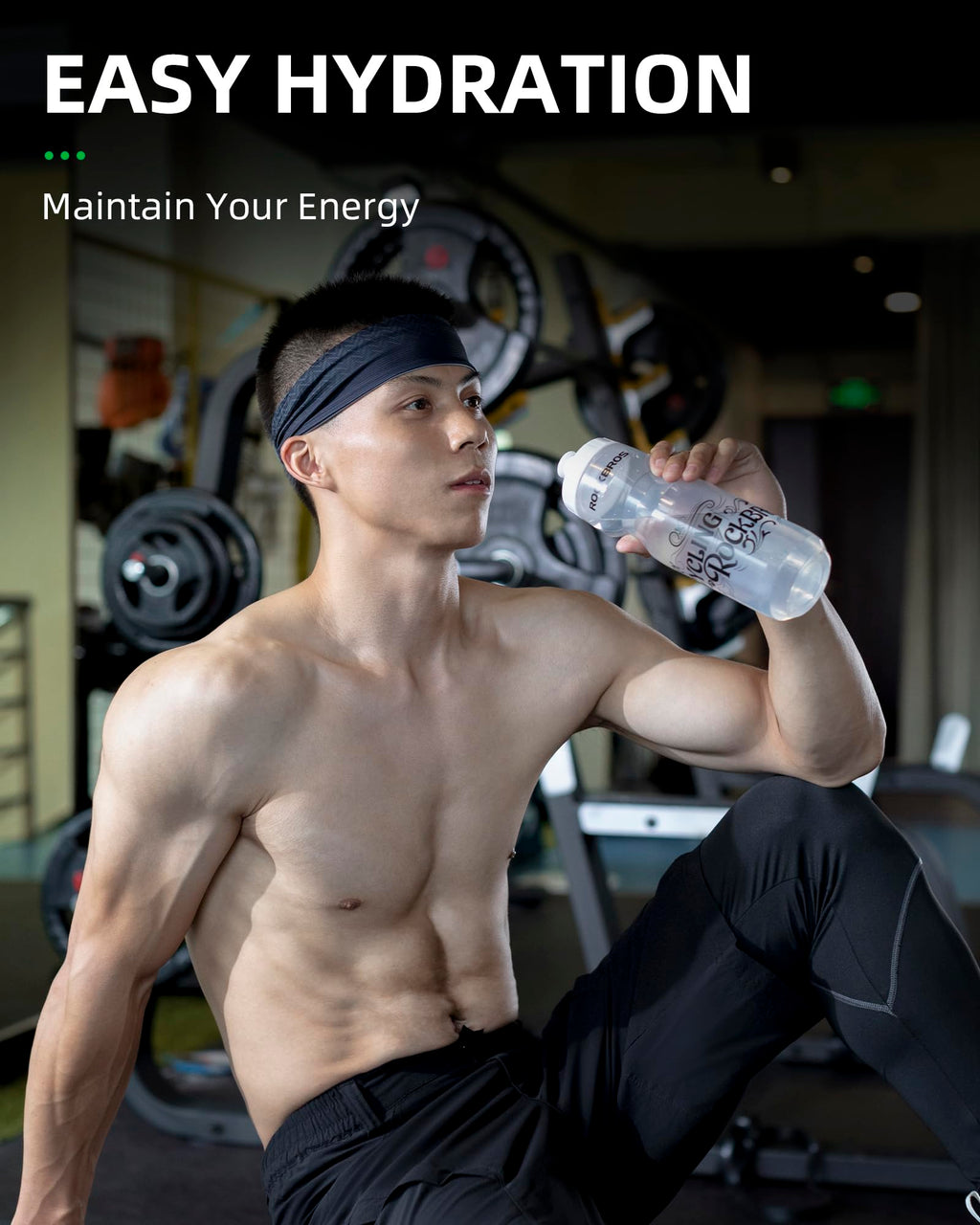 ROCKBROS Ánfora para Ciclismo 600ml Gris