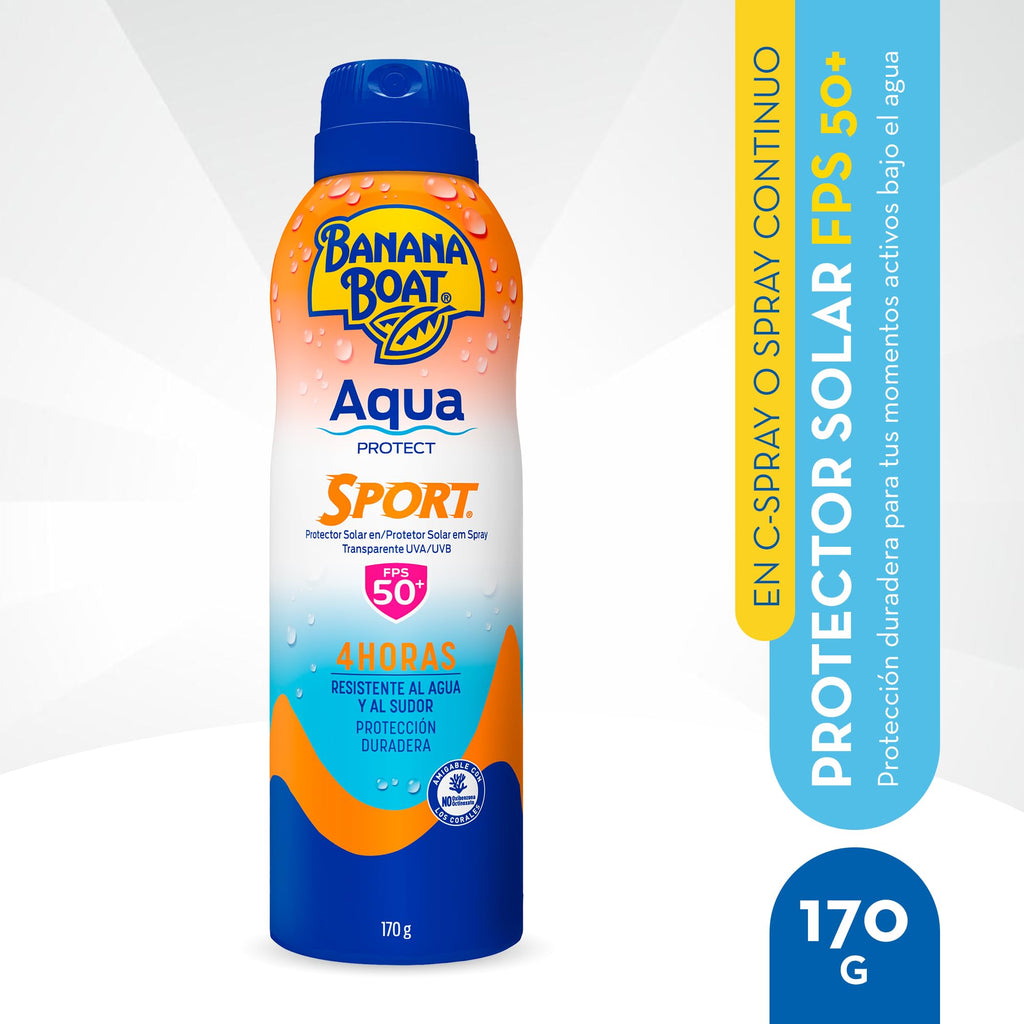 BANANA BOAT - Sport Aqua Protect Spray Protector Solar 50+ FPS 177ml