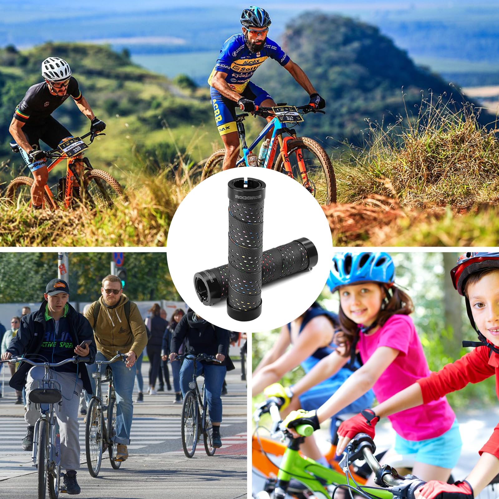 ROCKBROS - Puños Para bicicleta Diseño Cinta