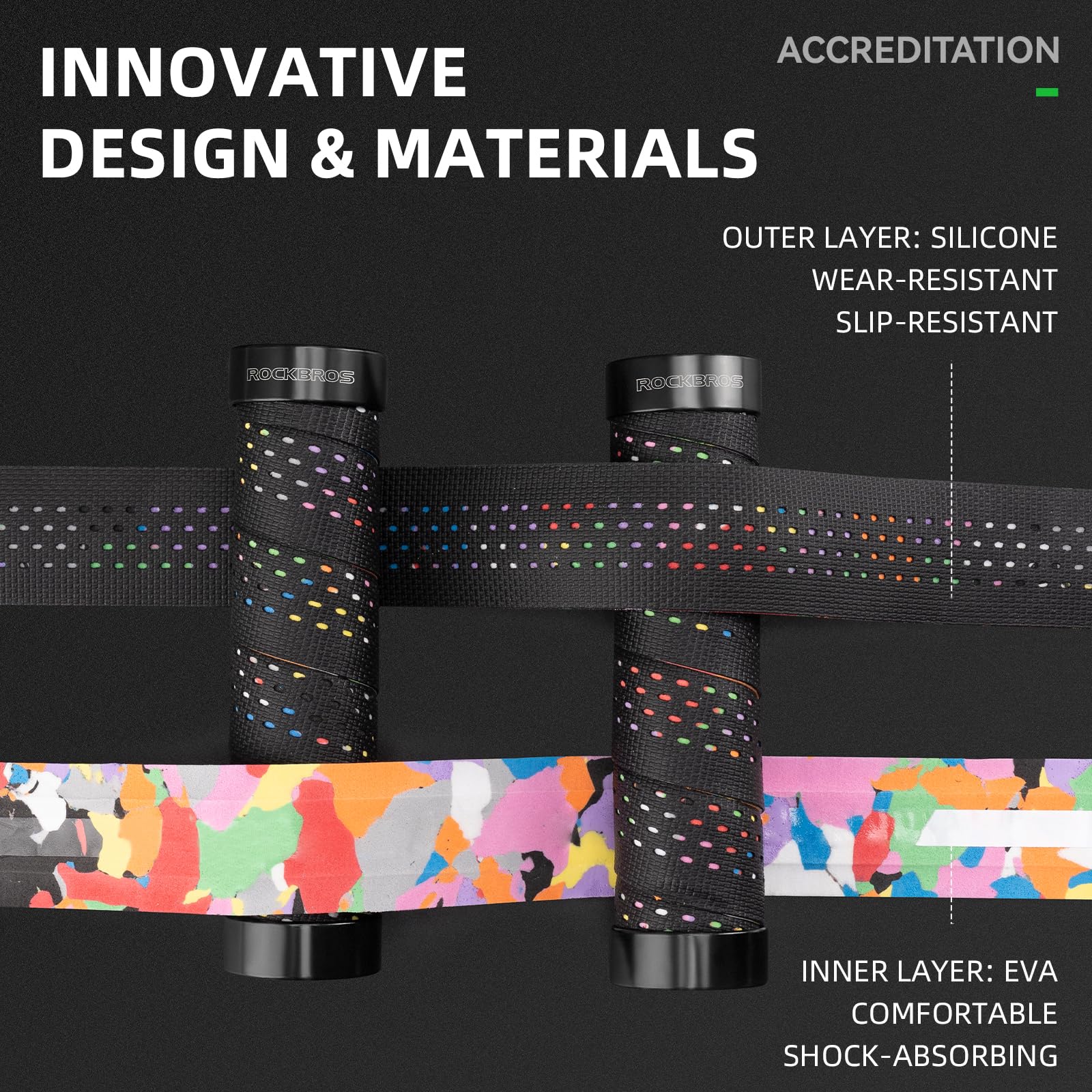 ROCKBROS - Puños Para bicicleta Diseño Cinta