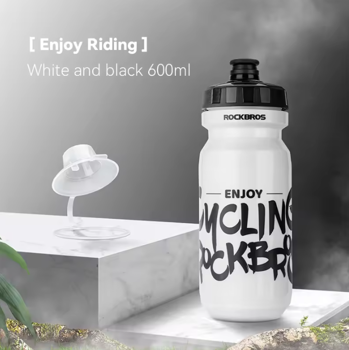 ROCKBROS - Ánfora para Ciclismo 600ml Blanco