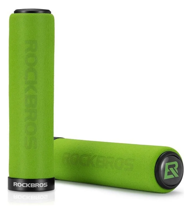 ROCKBROS - Puños de espuma para bicicleta con bloqueo MTB