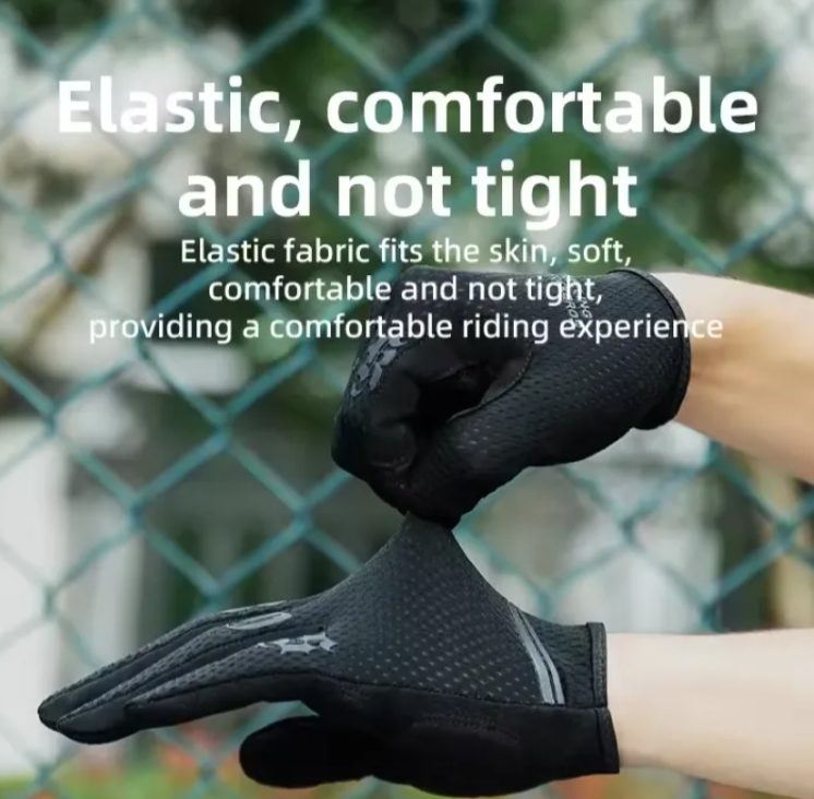 ROCKBROS - Guantes Dedo Completo S360 Negro