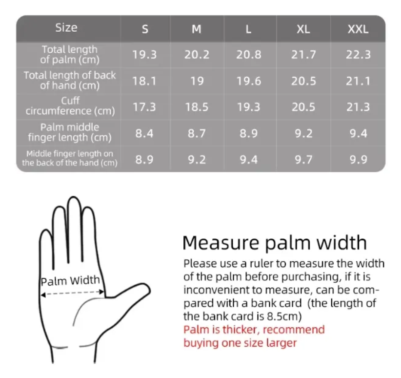 ROCKBROS - Guantes Dedo Completo S360 Negro