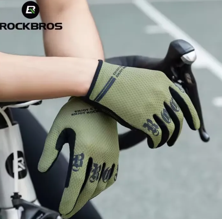 ROCKBROS - Guantes Dedo Completo S360 Verde