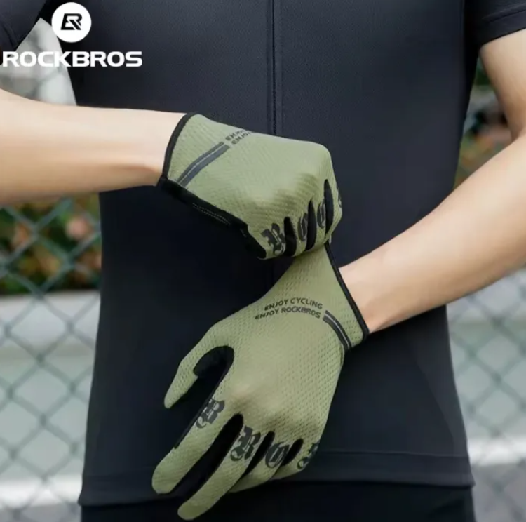 ROCKBROS - Guantes Dedo Completo S360 Verde