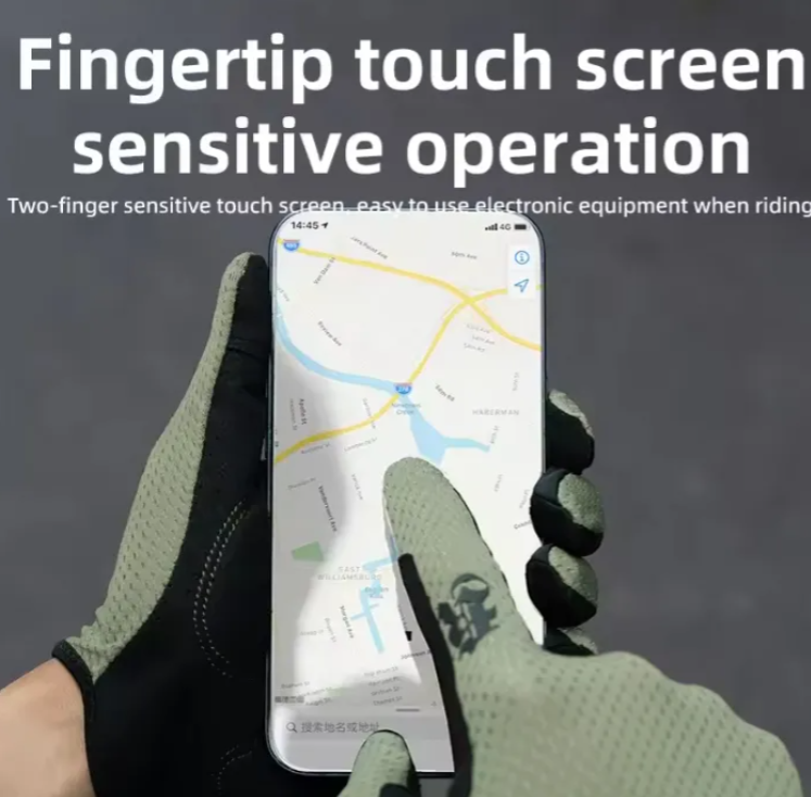 ROCKBROS - Guantes Dedo Completo S360 Verde