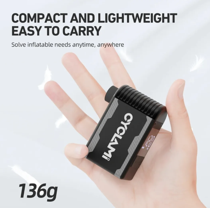 CYCLAMI - Mini Bomba de Aire Con Pantalla 125PSI